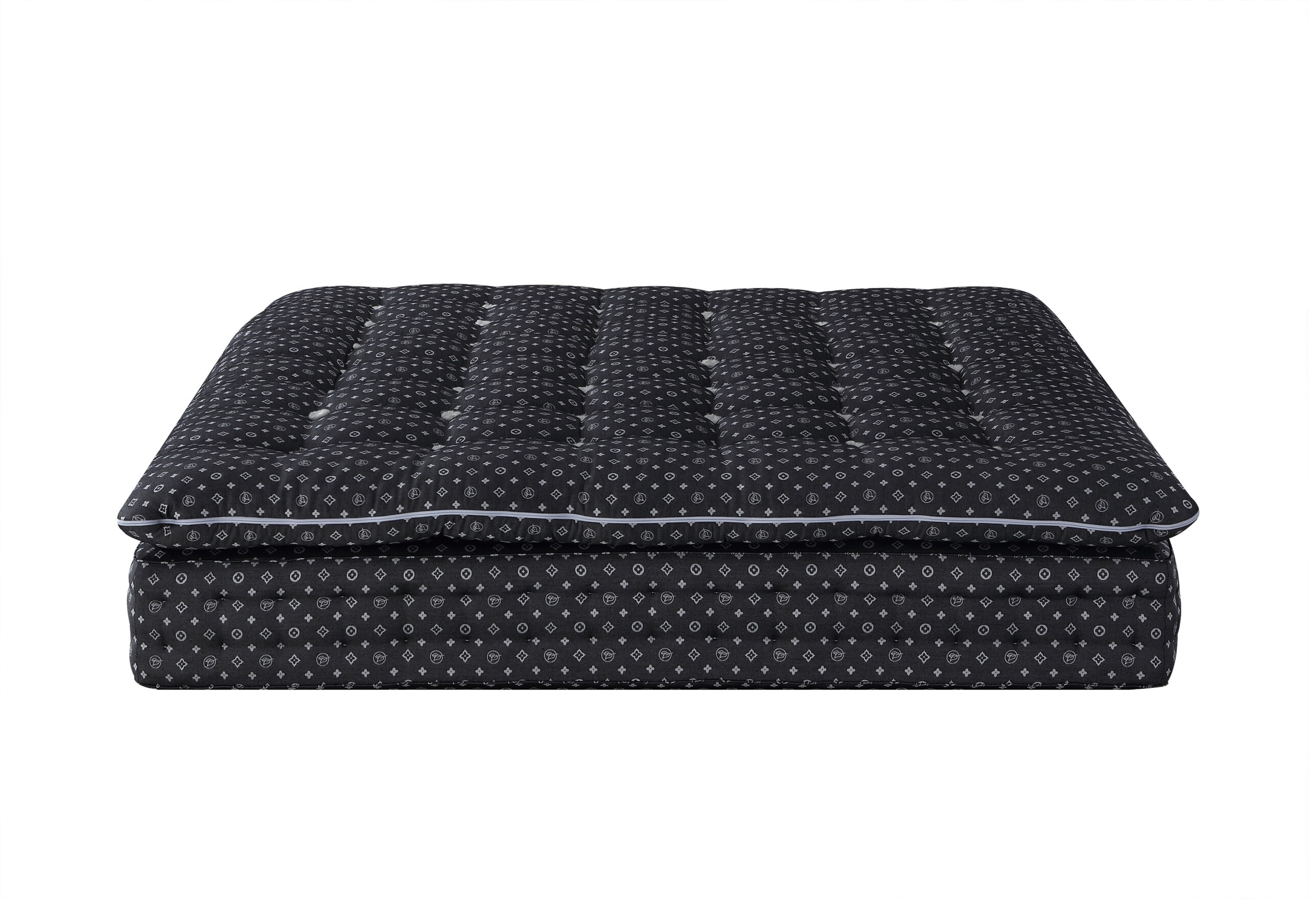 Dark charcoal gray Luxury Pillow Top Hybrid Mattress | Custom sizing
