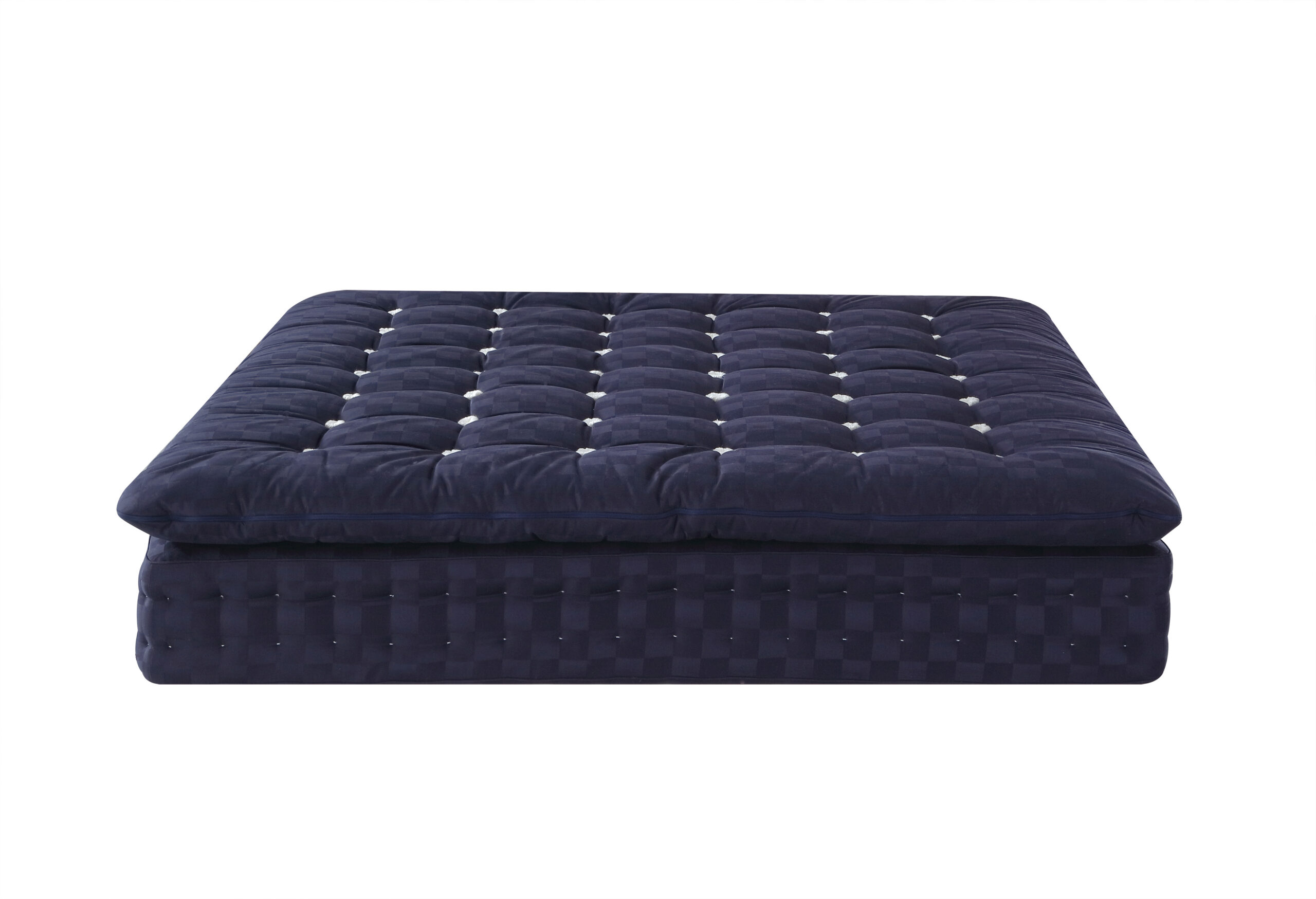 Dark blue Luxury Pillow Top Hybrid Mattress | Custom sizing
