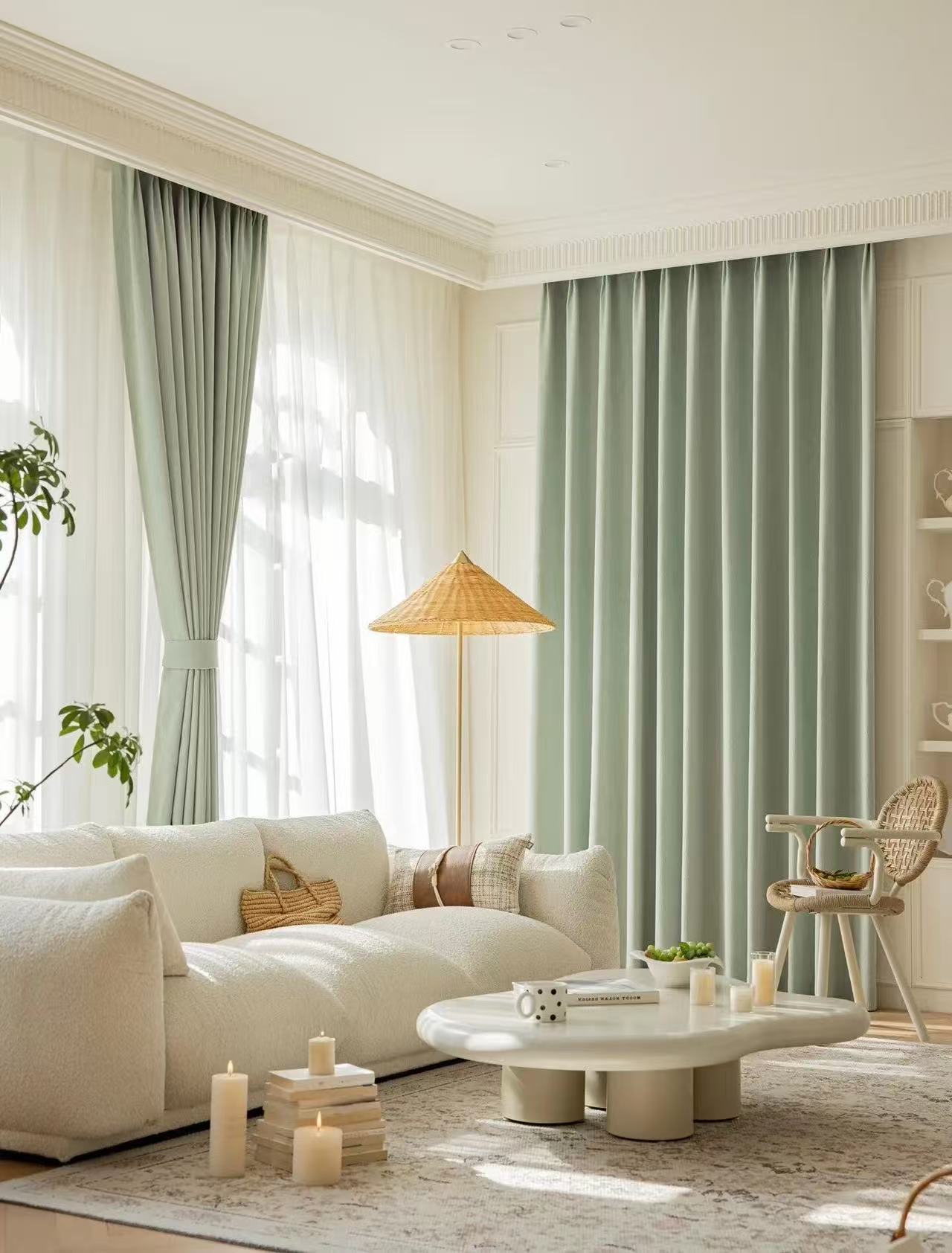 Hotel Blackout Textured Curtains | Light Blocking Drapes for Guest Rooms | Noise Reducing & Wrinkle-Resistant | Multi-size customizable