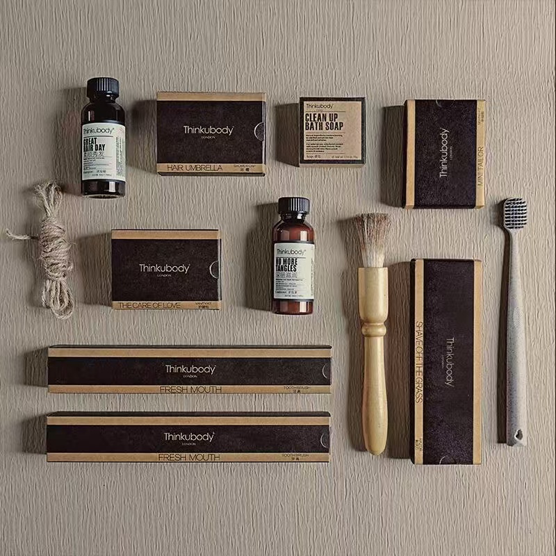 Luxury Hotel Disposable Amenities Set | Thinkubody Style Travel Toiletries Ki